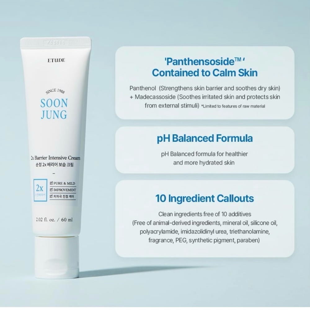 Etude SoonJung 2x Barrier Intensive Cream